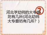 河北学幼师的大专廊坊有几所(河北幼师大专廊坊有几所？)