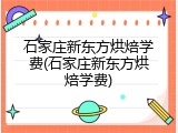 石家庄新东方烘焙学费(石家庄新东方烘焙学费)