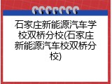 石家庄新能源汽车学校双桥分校(石家庄新能源汽车校双桥分校)
