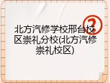 北方汽修学校邢台校区崇礼分校(北方汽修崇礼校区)