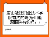 唐山能源职业技术学院有约的吗(唐山能源职院有约吗?)