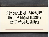 河北哪里可以学幼师鹰手营师(河北幼师鹰手营师培训地)