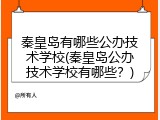 秦皇岛有哪些公办技术学校(秦皇岛公办技术学校有哪些？)