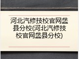 河北汽修技校官网蠡县分校(河北汽修技校官网蠡县分校)