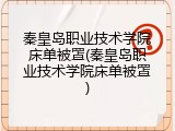 秦皇岛职业技术学院床单被罩(秦皇岛职业技术学院床单被罩)