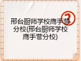 邢台厨师学校鹰手营分校(邢台厨师学校鹰手营分校)