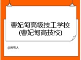 曹妃甸高级技工学校(曹妃甸高技校)