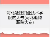 河北能源职业技术学院的大专(河北能源职院大专)
