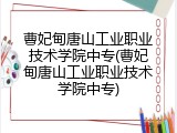 曹妃甸唐山工业职业技术学院中专(曹妃甸唐山工业职业技术学院中专)