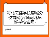 河北烹饪学校容城分校官网(容城河北烹饪学校官网)