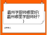 霸州学厨师哪里好(霸州哪里学厨师好？)