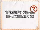 宣化宣钢技校包分配(宣化技校就业分配)
