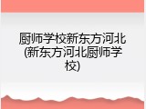 厨师学校新东方河北(新东方河北厨师学校)