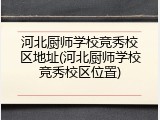 河北厨师学校竞秀校区地址(河北厨师学校竞秀校区位置)