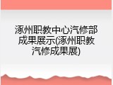 涿州职教中心汽修部成果展示(涿州职教汽修成果展)