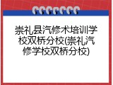 崇礼县汽修术培训学校双桥分校(崇礼汽修学校双桥分校)