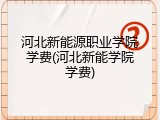河北新能源职业学院学费(河北新能学院学费)