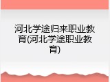 河北学途归来职业教育(河北学途职业教育)