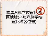 辛集汽修学校宣化校区地址(辛集汽修学校宣化校区位置)
