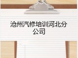 沧州汽修培训河北分公司