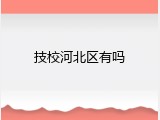 技校河北区有吗