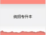 统招专升本