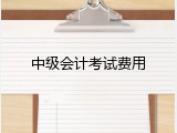 中级会计考试费用