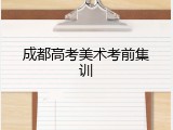 成都高考美术考前集训