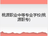 桃源职业中等专业学校(桃源职专)