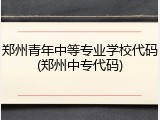 郑州青年中等专业学校代码(郑州中专代码)
