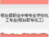 桓台县职业中等专业学校化工专业(桓台职专化工)