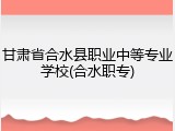 甘肃省合水县职业中等专业学校(合水职专)