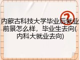 内蒙古科技大学毕业后就业前景怎么样，毕业生去向(内科大就业去向)