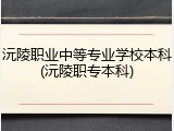 沅陵职业中等专业学校本科(沅陵职专本科)