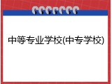中等专业学校(中专学校)