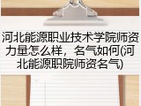 河北能源职业技术学院师资力量怎么样，名气如何(河北能源职院师资名气)