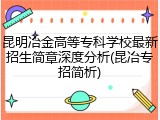 昆明冶金高等专科学校最新招生简章深度分析(昆冶专招简析)