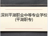 深圳平湖职业中等专业学校(平湖职专)