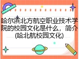 哈尔滨北方航空职业技术学院的校园文化是什么，简介(哈北航校园文化)
