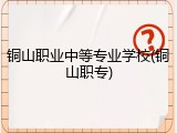 铜山职业中等专业学校(铜山职专)