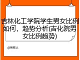 吉林化工学院学生男女比例如何，趋势分析(吉化院男女比例趋势)