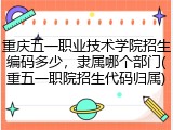 重庆五一职业技术学院招生编码多少，隶属哪个部门(重五一职院招生代码归属)