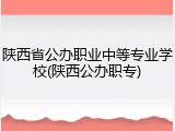 陕西省公办职业中等专业学校(陕西公办职专)