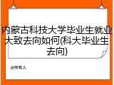 内蒙古科技大学毕业生就业大致去向如何(科大毕业生去向)