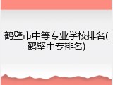 鹤壁市中等专业学校排名(鹤壁中专排名)
