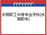 水钢职工中等专业学校(水钢职专)
