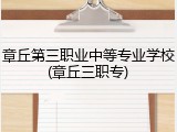 章丘第三职业中等专业学校(章丘三职专)