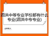 泗洪中等专业学校都有什么专业(泗洪中专专业)