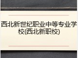 西北新世纪职业中等专业学校(西北新职校)