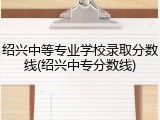 绍兴中等专业学校录取分数线(绍兴中专分数线)